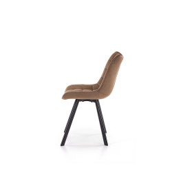 'K332 Chair Legs - Black, Seat - Beige' 'K332 Chair Legs - Black, Seat - Beige'