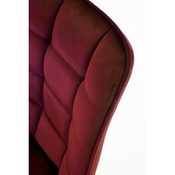 'K332 Chair with Black Legs and Burgundy Seat' 'K332 Chair with Black Legs and Burgundy Seat'