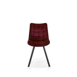 'K332 Chair with Black Legs and Burgundy Seat' 'K332 Chair with Black Legs and Burgundy Seat'