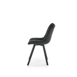 'K332 Chair Legs - Black, Seat - Dark Ash' 'K332 Chair Legs - Black, Seat - Dark Ash'