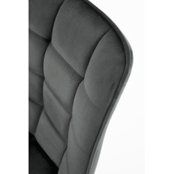 'K332 Chair Legs - Black, Seat - Dark Ash' 'K332 Chair Legs - Black, Seat - Dark Ash'