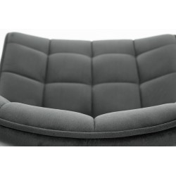'K332 Chair Legs - Black, Seat - Dark Ash' 'K332 Chair Legs - Black, Seat - Dark Ash'