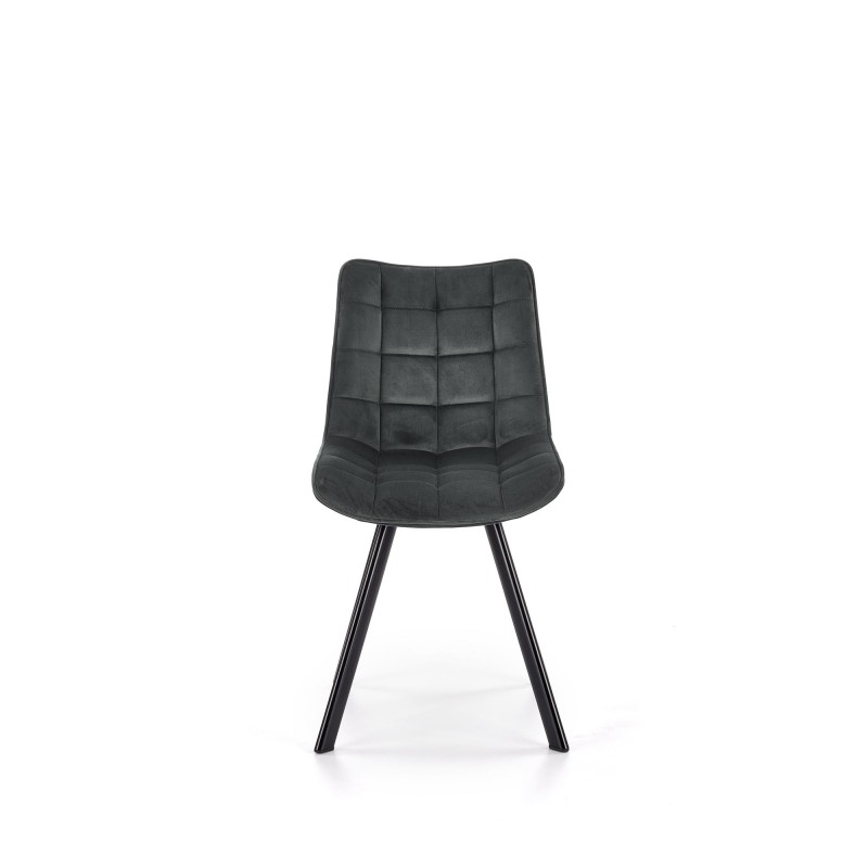 'K332 Chair Legs - Black, Seat - Dark Ash' 'K332 Chair Legs - Black, Seat - Dark Ash'