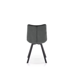 'K332 Chair Legs - Black, Seat - Dark Ash' 'K332 Chair Legs - Black, Seat - Dark Ash'