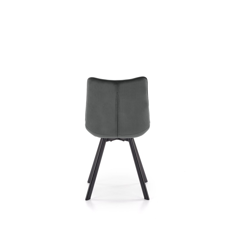 'K332 Chair Legs - Black, Seat - Dark Ash' 'K332 Chair Legs - Black, Seat - Dark Ash'