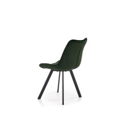 'K332 Chair Legs - Black, Seat - Dark Green' 'K332 Chair Legs - Black, Seat - Dark Green'