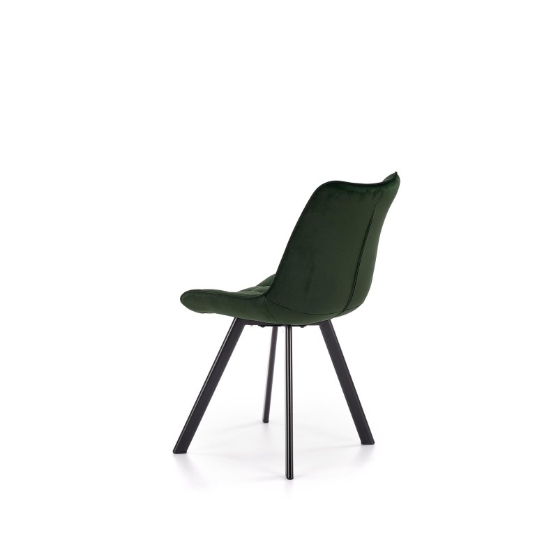 'K332 Chair Legs - Black, Seat - Dark Green' 'K332 Chair Legs - Black, Seat - Dark Green'