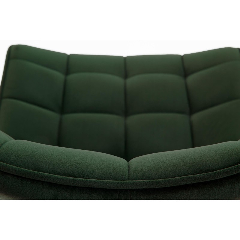 'K332 Chair Legs - Black, Seat - Dark Green' 'K332 Chair Legs - Black, Seat - Dark Green'