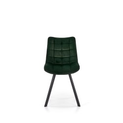 'K332 Chair Legs - Black, Seat - Dark Green' 'K332 Chair Legs - Black, Seat - Dark Green'