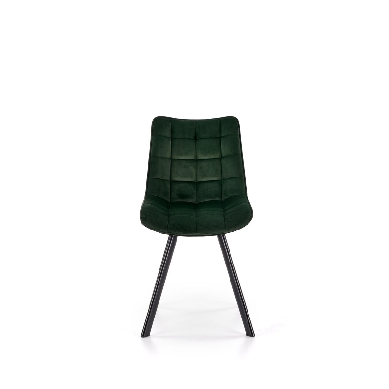 'K332 Chair Legs - Black, Seat - Dark Green' 'K332 Chair Legs - Black, Seat - Dark Green'
