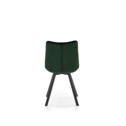 'K332 Chair Legs - Black, Seat - Dark Green' 'K332 Chair Legs - Black, Seat - Dark Green'