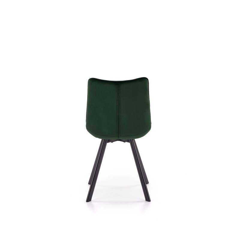 'K332 Chair Legs - Black, Seat - Dark Green' 'K332 Chair Legs - Black, Seat - Dark Green'