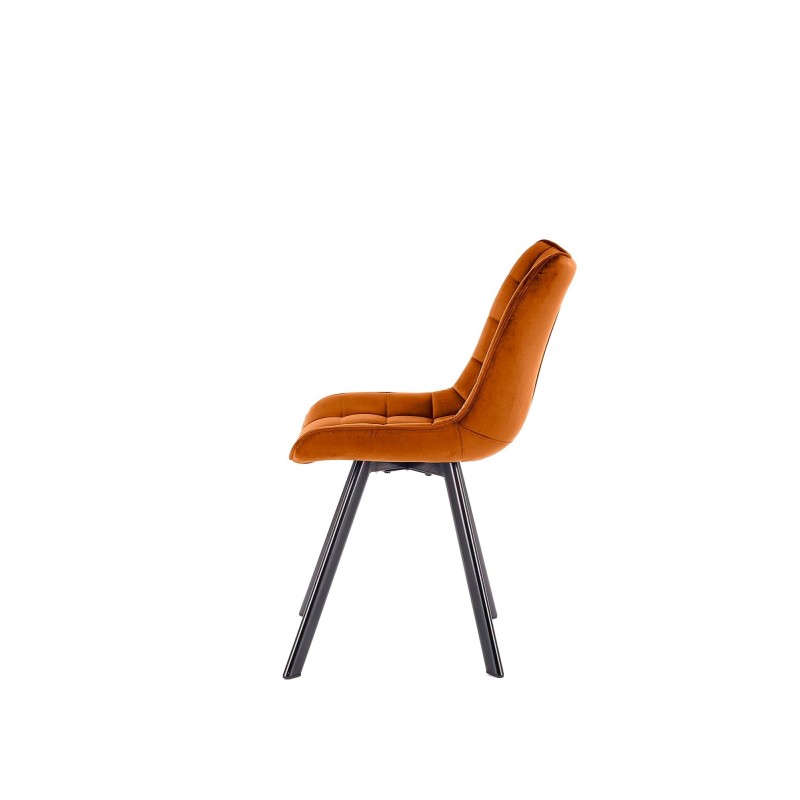 'K332 Chair Legs - Black, Seat - Cinnamon' 'K332 Chair Legs - Black, Seat - Cinnamon'