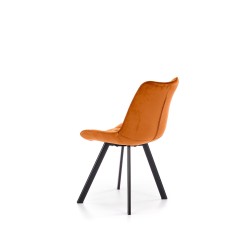 'K332 Chair Legs - Black, Seat - Cinnamon' 'K332 Chair Legs - Black, Seat - Cinnamon'