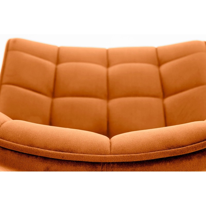 'K332 Chair Legs - Black, Seat - Cinnamon' 'K332 Chair Legs - Black, Seat - Cinnamon'