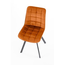'K332 Chair Legs - Black, Seat - Cinnamon' 'K332 Chair Legs - Black, Seat - Cinnamon'