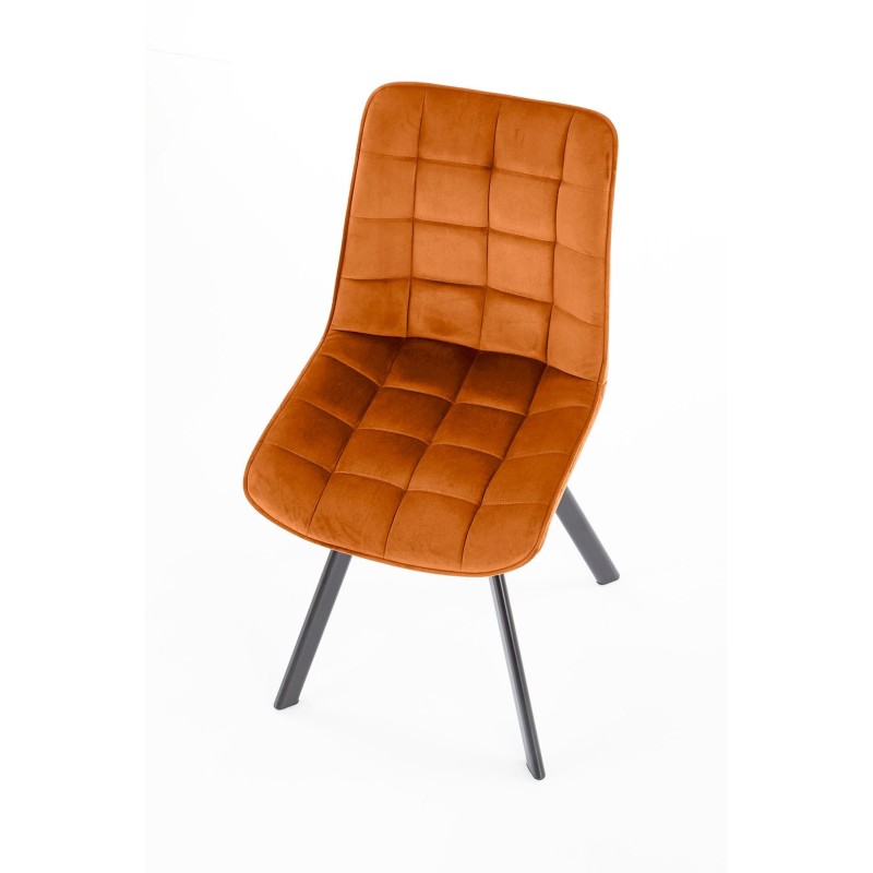 'K332 Chair Legs - Black, Seat - Cinnamon' 'K332 Chair Legs - Black, Seat - Cinnamon'