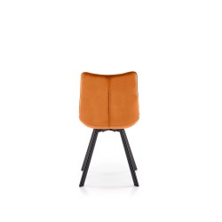 'K332 Chair Legs - Black, Seat - Cinnamon' 'K332 Chair Legs - Black, Seat - Cinnamon'