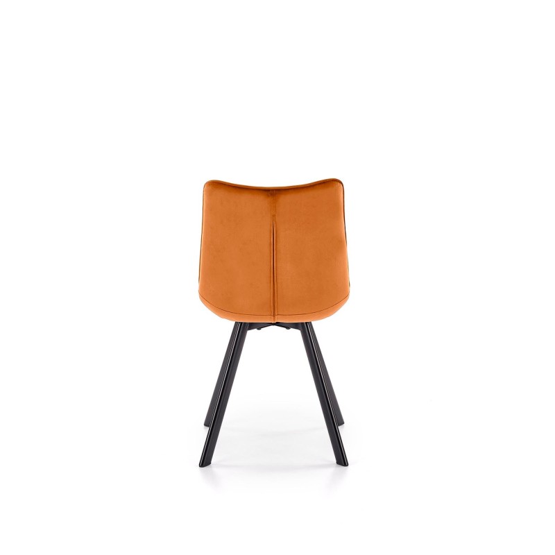 'K332 Chair Legs - Black, Seat - Cinnamon' 'K332 Chair Legs - Black, Seat - Cinnamon'