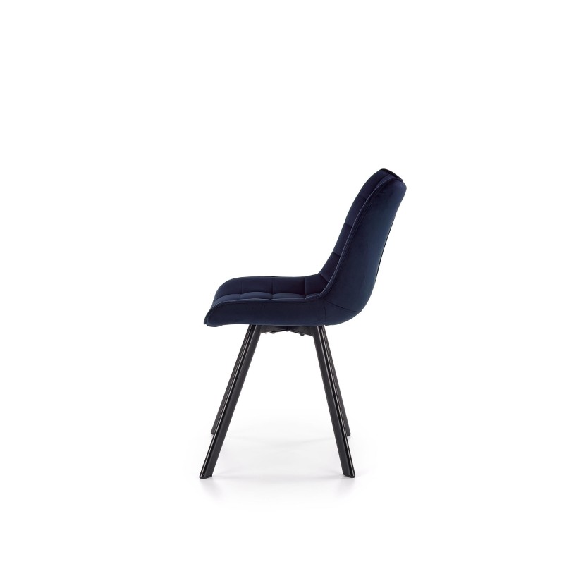 'K332 Chair Legs - Black, Seat - Navy' 'K332 Chair Legs - Black, Seat - Navy'