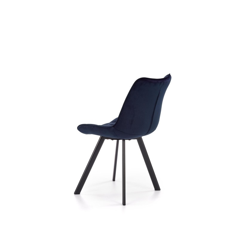 'K332 Chair Legs - Black, Seat - Navy' 'K332 Chair Legs - Black, Seat - Navy'