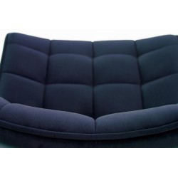 'K332 Chair Legs - Black, Seat - Navy' 'K332 Chair Legs - Black, Seat - Navy'