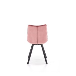 'K332 Chair Legs - Black, Seat - Pink' 'K332 Chair Legs - Black, Seat - Pink'
