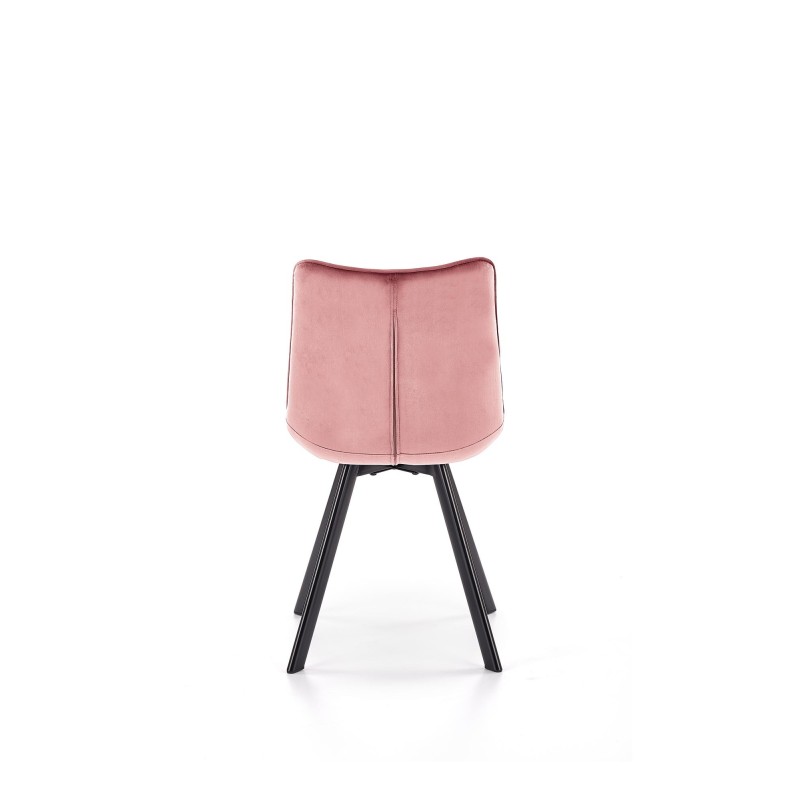 'K332 Chair Legs - Black, Seat - Pink' 'K332 Chair Legs - Black, Seat - Pink'