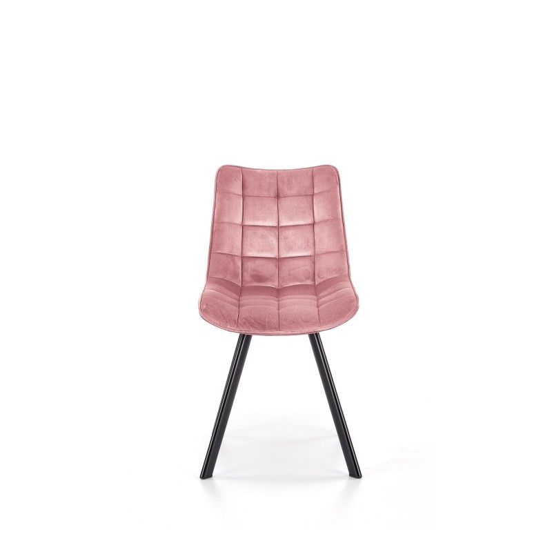 'K332 Chair Legs - Black, Seat - Pink' 'K332 Chair Legs - Black, Seat - Pink'