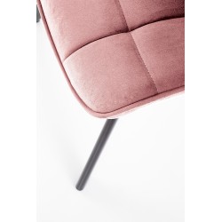 'K332 Chair Legs - Black, Seat - Pink' 'K332 Chair Legs - Black, Seat - Pink'