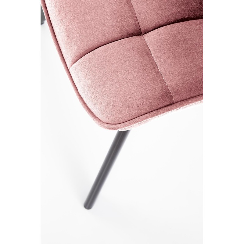 'K332 Chair Legs - Black, Seat - Pink' 'K332 Chair Legs - Black, Seat - Pink'