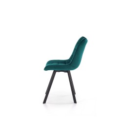'K332 Chair Legs - Black, Seat - Turquoise' 'K332 Chair Legs - Black, Seat - Turquoise'