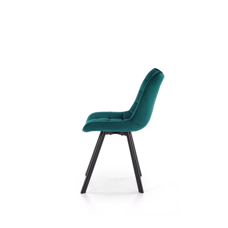 'K332 Chair Legs - Black, Seat - Turquoise' 'K332 Chair Legs - Black, Seat - Turquoise'