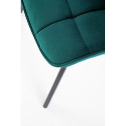 'K332 Chair Legs - Black, Seat - Turquoise' 'K332 Chair Legs - Black, Seat - Turquoise'