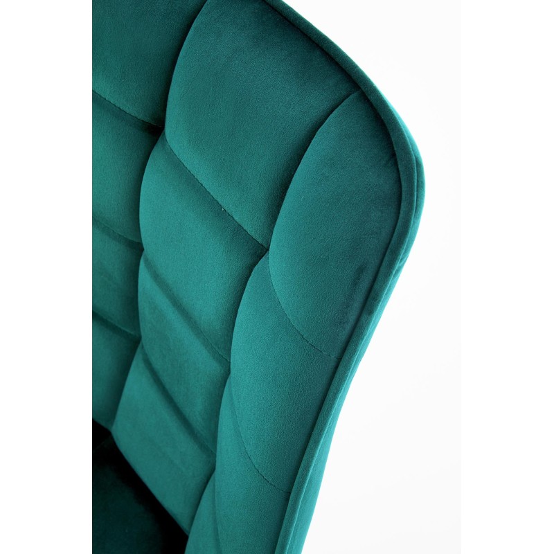 'K332 Chair Legs - Black, Seat - Turquoise' 'K332 Chair Legs - Black, Seat - Turquoise'