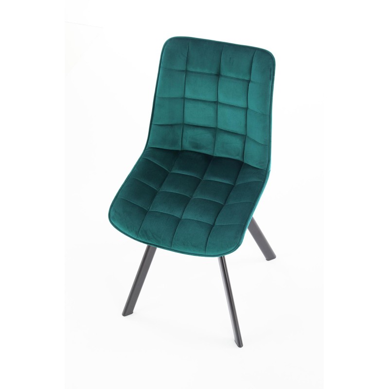 'K332 Chair Legs - Black, Seat - Turquoise' 'K332 Chair Legs - Black, Seat - Turquoise'