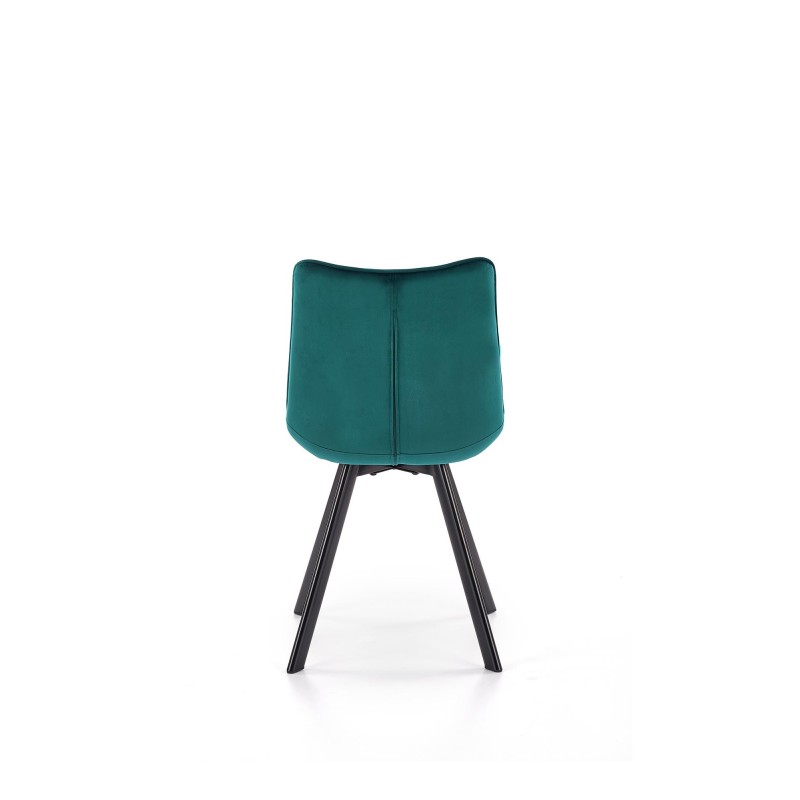 'K332 Chair Legs - Black, Seat - Turquoise' 'K332 Chair Legs - Black, Seat - Turquoise'