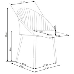 'K357 Beige Chair' 'K357 Beige Chair'