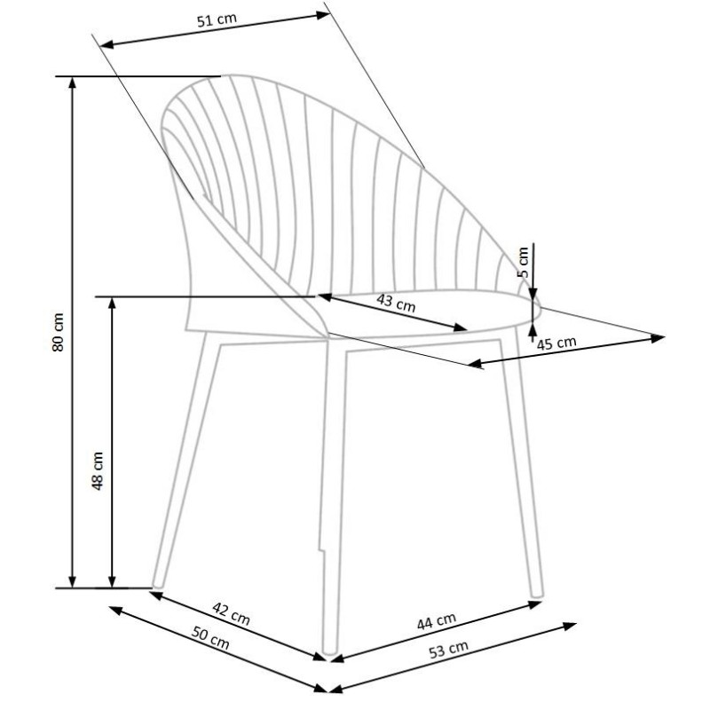 'K357 Beige Chair' 'K357 Beige Chair'