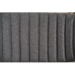 'K362 Chair, Upholstery - Dark Ash, Legs - Gold' 'K362 Chair, Upholstery - Dark Ash, Legs - Gold'