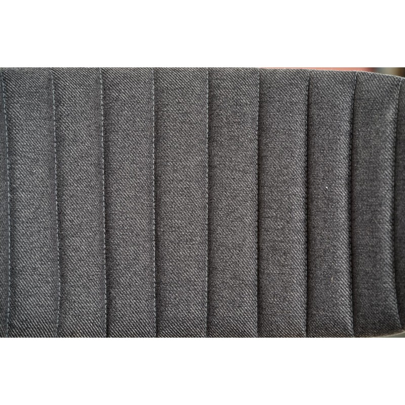 'K362 Chair, Upholstery - Dark Ash, Legs - Gold' 'K362 Chair, Upholstery - Dark Ash, Legs - Gold'