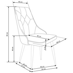 K365 krzesło popiel (1p 2szt) K365 krzesło popiel (1p 2szt)