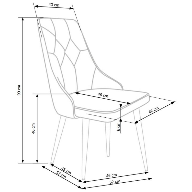 K365 krzesło popiel (1p 2szt) K365 krzesło popiel (1p 2szt)