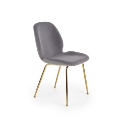 'K381 Ash Grey / Gold Chair'