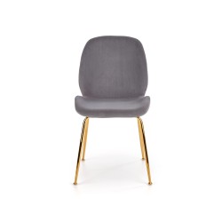 'K381 Ash Grey / Gold Chair' 'K381 Ash Grey / Gold Chair'