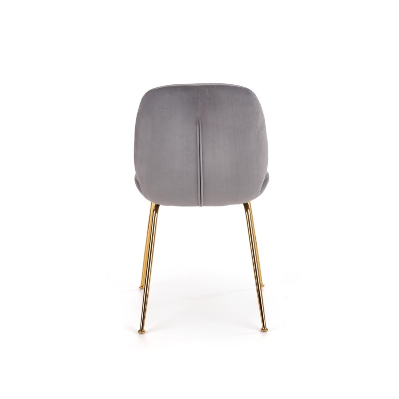 'K381 Ash Grey / Gold Chair' 'K381 Ash Grey / Gold Chair'