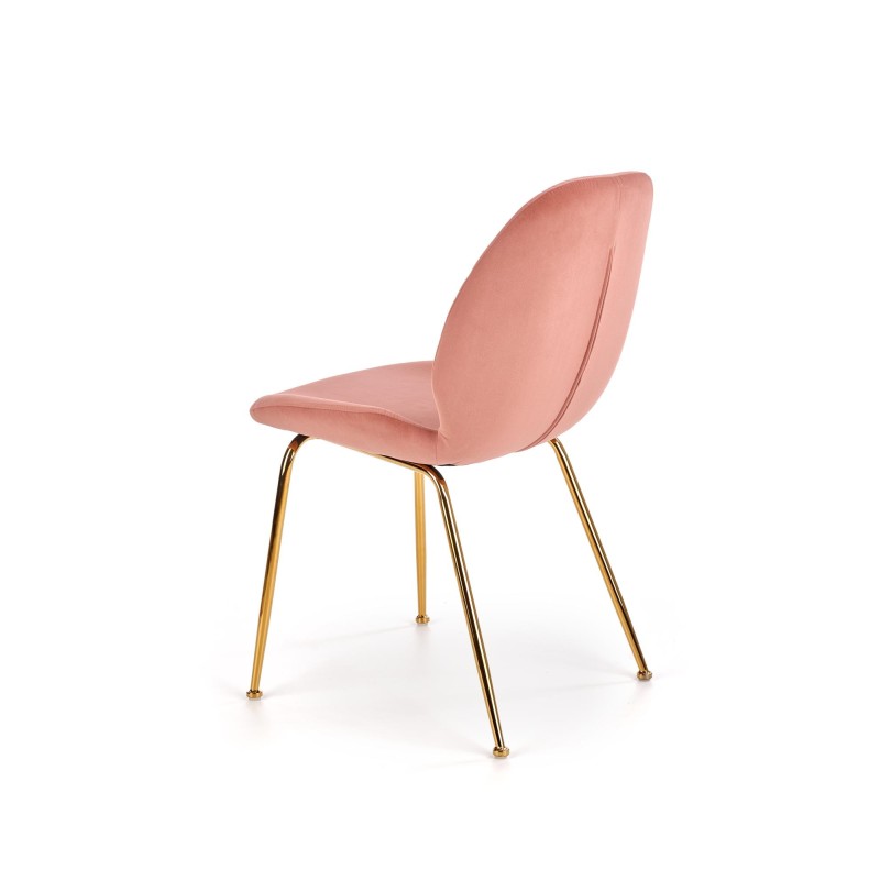 'K381 Pink / Gold Chair' 'K381 Pink / Gold Chair'