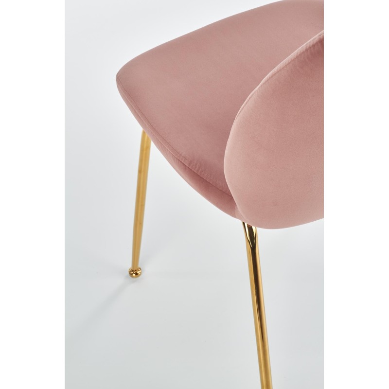 'K381 Pink / Gold Chair' 'K381 Pink / Gold Chair'