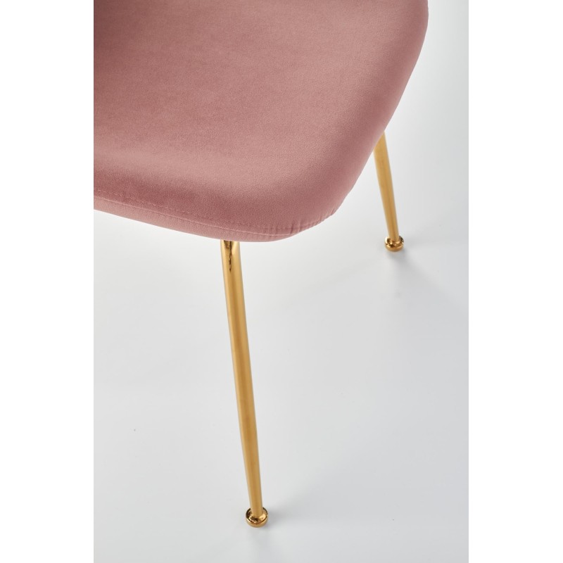 'K381 Pink / Gold Chair' 'K381 Pink / Gold Chair'