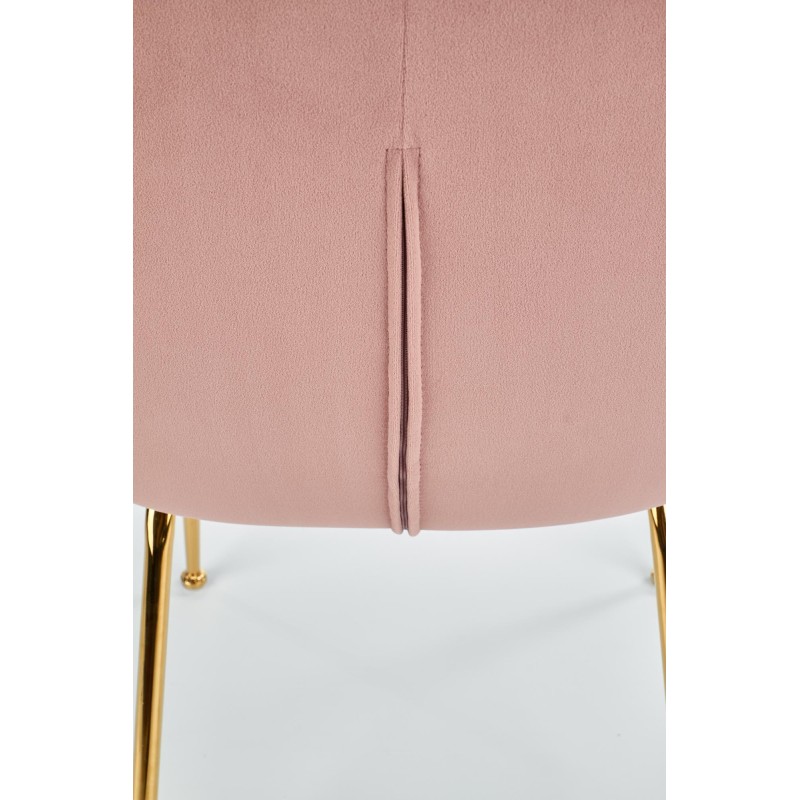 'K381 Pink / Gold Chair' 'K381 Pink / Gold Chair'